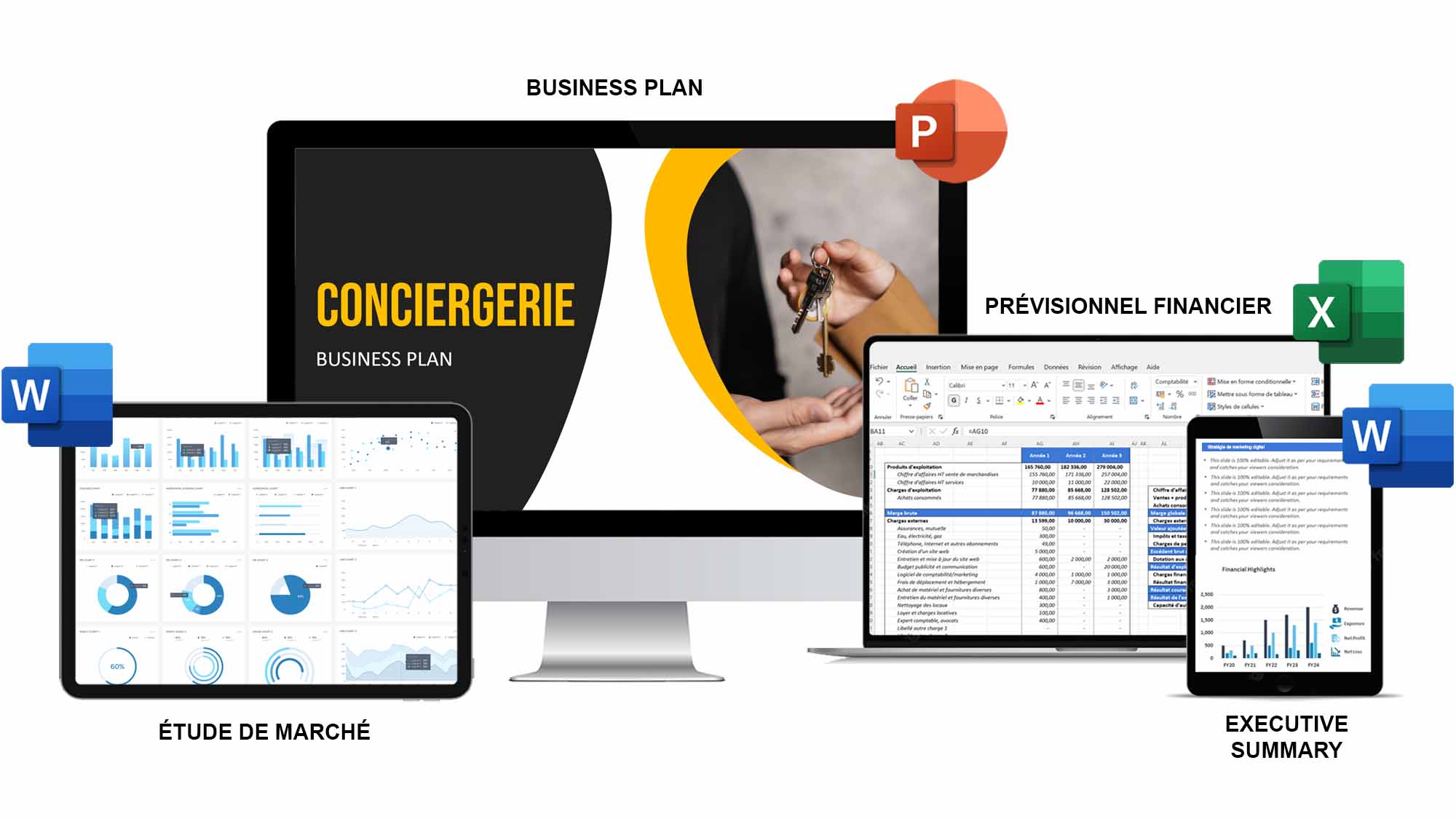 business plan conciergerie pdf gratuit